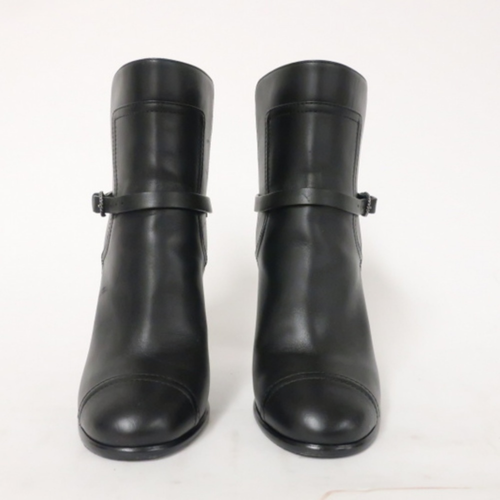 Chanel Cap Toe Ankle Boot Black Leather - Picture 2 of 8